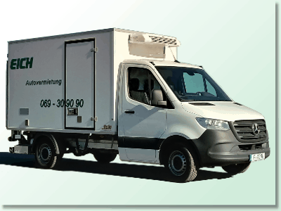  MB Sprinter Kühlfahrzeug mit Hebebühne EICH Autovermietung